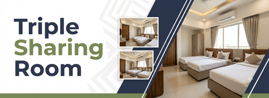 Triple Sharing PG Rooms